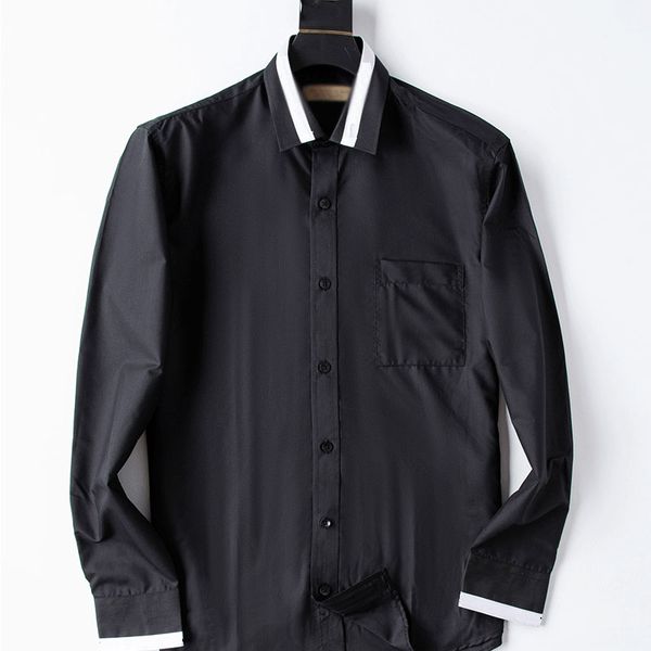 men's casual shirt spring and autumn long sleeve shirt british style slim fashion formal wear, White;black
men's casual shirt spring and autumn long sleeve shirt british style slim fashion formal wear, White;black