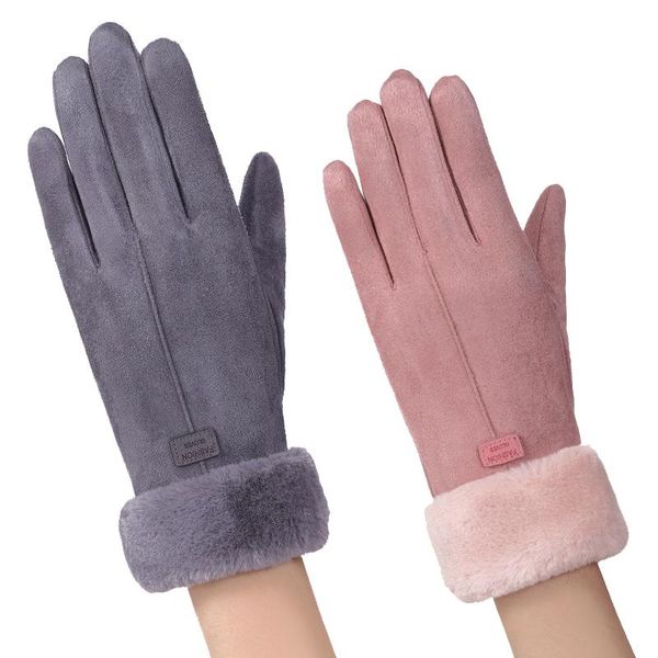 five fingers gloves women winter double layer suede fabric keep warm touch screen add cashmere thicken cycling windproof elegant, Blue;gray
five fingers gloves women winter double layer suede fabric keep warm touch screen add cashmere thicken cycling windproof elegant, Blue;gray