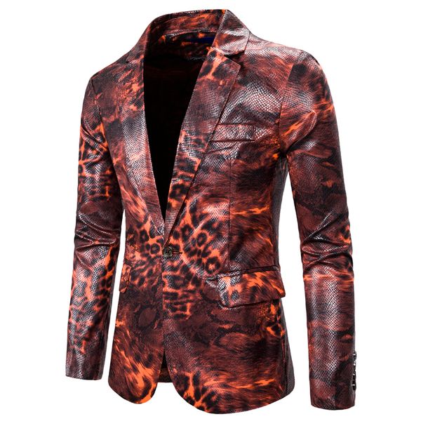 tide singer host stage nightclub costume plus size men leopard blazers coat single button printing suit jacket blazer 2 colors, Black;red
tide singer host stage nightclub costume plus size men leopard blazers coat single button printing suit jacket blazer 2 colors, Black;red