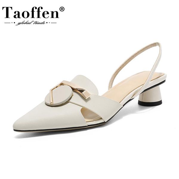 sandals taoffen women real leather high heel for fashion party shoes pointed toe footwear size 34-39, Black
sandals taoffen women real leather high heel for fashion party shoes pointed toe footwear size 34-39, Black