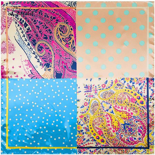 scarves 2021 luxury polka dot women square print scarf foulard femme hijab en gros shawl large paisley silk neck 90*90cm wholesale, Blue;gray
scarves 2021 luxury polka dot women square print scarf foulard femme hijab en gros shawl large paisley silk neck 90*90cm wholesale, Blue;gray