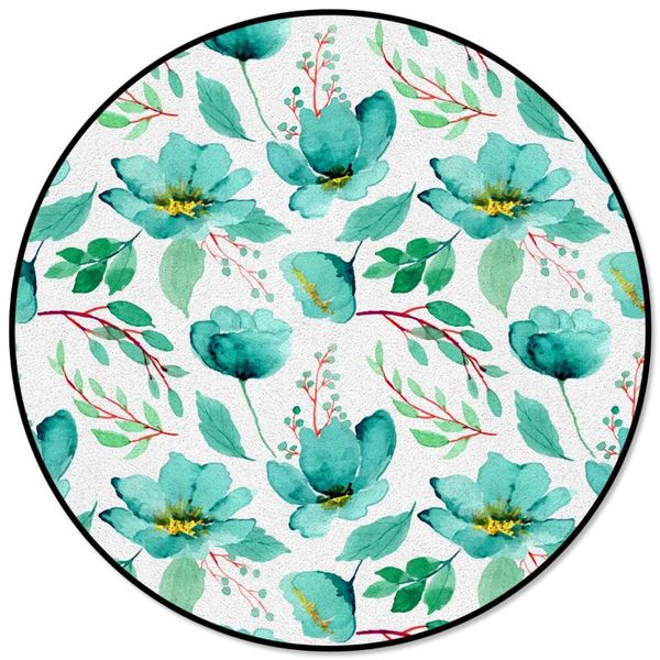 carpets summer watercolor flowers green leaves round carpet kids area rug anti-slip floor mat for bedroom living room home decor
carpets summer watercolor flowers green leaves round carpet kids area rug anti-slip floor mat for bedroom living room home decor