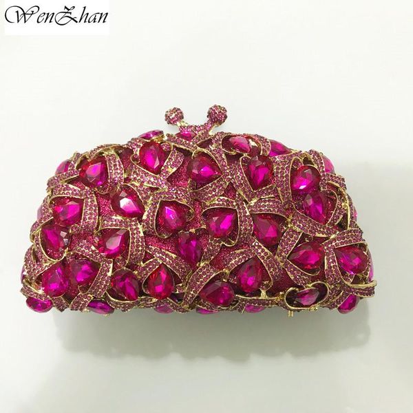 evening bags luxury fuchsia clutch crystal purse 10colors diamond party clutches mini chain cocktail handbags a9-1
evening bags luxury fuchsia clutch crystal purse 10colors diamond party clutches mini chain cocktail handbags a9-1