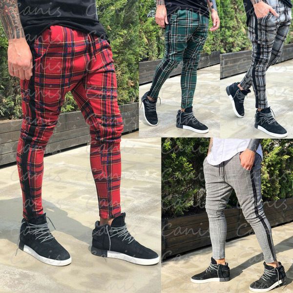 men long casual sports slim fit plaid broek running joggers and comfortable, Black
men long casual sports slim fit plaid broek running joggers and comfortable, Black