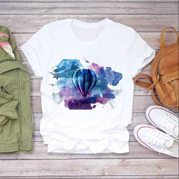 women watercolor balloon summer fall 90s cartoon print lady t shirts womens graphic t shirt ladies female tee t shirt, White
women watercolor balloon summer fall 90s cartoon print lady t shirts womens graphic t shirt ladies female tee t shirt, White