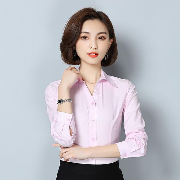 women's blouses & shirts women summer spring autumn basic official lady blouse solid color 2021 long sleeve lapel, White
women's blouses & shirts women summer spring autumn basic official lady blouse solid color 2021 long sleeve lapel, White