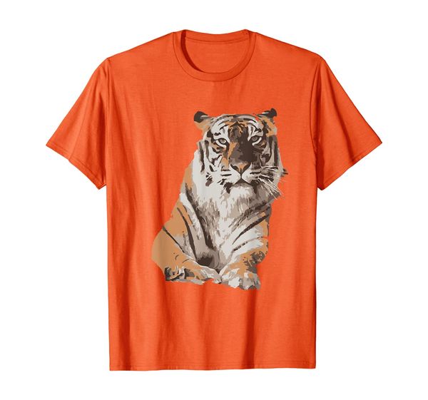 amanda tiger tee shirt, White;black