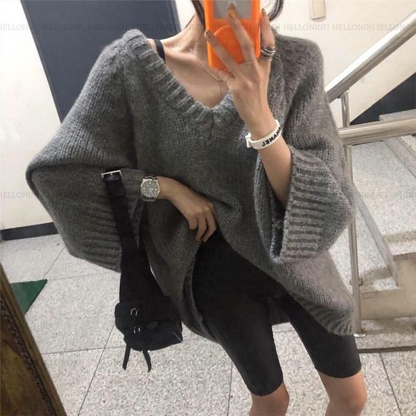 new female sweater women winter pullover knitting overszie long sleeve girls loose sweaters knitted outerwear thin sexy, White;black
new female sweater women winter pullover knitting overszie long sleeve girls loose sweaters knitted outerwear thin sexy, White;black