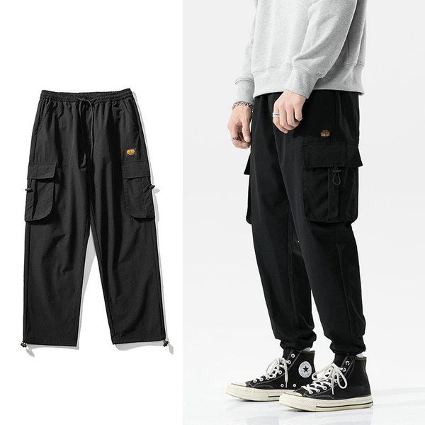 streetwear casual joggers men side-pocket mens cargo pants fashion slim sweatpants harem pants ankle-length men trousers, Black
streetwear casual joggers men side-pocket mens cargo pants fashion slim sweatpants harem pants ankle-length men trousers, Black