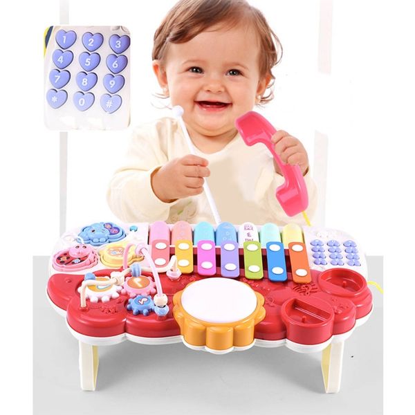 40jc portable multifunctional music toy for infant telephone piano instrument toy fine motor skill training toy with music
40jc portable multifunctional music toy for infant telephone piano instrument toy fine motor skill training toy with music