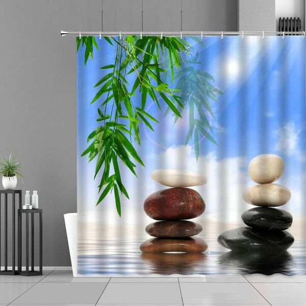 shower curtains bathroom decor zen stonebamboo leaf landscape curtain home bathtub decors screen waterproof fabric with hooks
shower curtains bathroom decor zen stonebamboo leaf landscape curtain home bathtub decors screen waterproof fabric with hooks