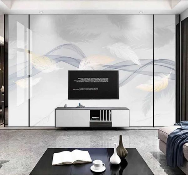 milofi modern light luxury jazz white marble smoke feather wallpaper sofa bedroom custom mural 8d waterproof wall cloth
milofi modern light luxury jazz white marble smoke feather wallpaper sofa bedroom custom mural 8d waterproof wall cloth