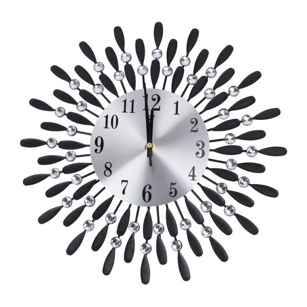 art metal diamonds wall clock modern silent clock hanging decor for living room bedroom office
art metal diamonds wall clock modern silent clock hanging decor for living room bedroom office