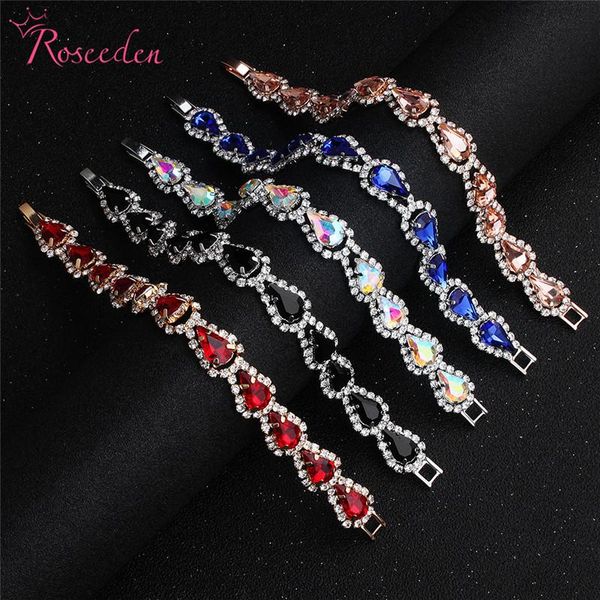 link, chain luxury 5 colors bracelets for women water drop bangles bridal wedding accessories jewelry bracelet fashion cheep re3272, Black
link, chain luxury 5 colors bracelets for women water drop bangles bridal wedding accessories jewelry bracelet fashion cheep re3272, Black