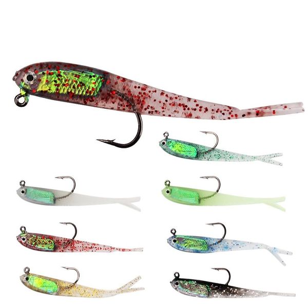 rosewood 10 pcs/lot soft baits with holographic flash foil 7.5cm 5.5g soft fishing lures sile baits lead jllukp sport777
rosewood 10 pcs/lot soft baits with holographic flash foil 7.5cm 5.5g soft fishing lures sile baits lead jllukp sport777