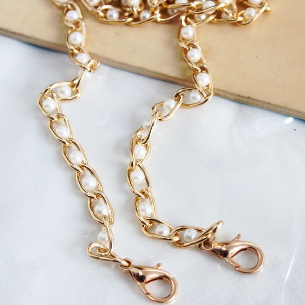 women sweet imitate pearl shoulder bag strap belt chain fashion diy long replacement strap handbag handles bag accessories, Black
women sweet imitate pearl shoulder bag strap belt chain fashion diy long replacement strap handbag handles bag accessories, Black