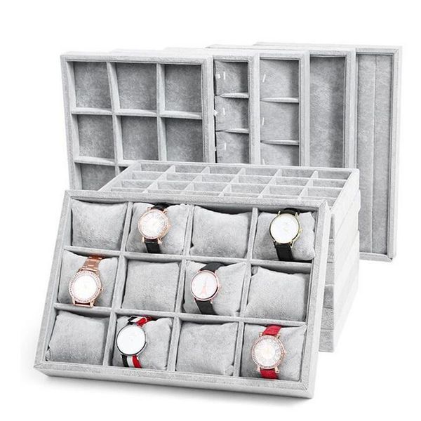 watch boxes & cases fashion ice grey velvet jewelry tray jewelllery storage box holder necklace ring earrings pendant display organizer seri, Black;blue
watch boxes & cases fashion ice grey velvet jewelry tray jewelllery storage box holder necklace ring earrings pendant display organizer seri, Black;blue