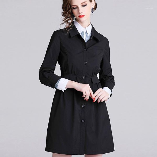 women's trench coats alixman 2021 mid-length fashion slim fit autumn coat 3/4 sleeve windbreaker ol commuter, Tan;black
women's trench coats alixman 2021 mid-length fashion slim fit autumn coat 3/4 sleeve windbreaker ol commuter, Tan;black