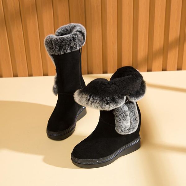 boots snow women winter warm -40 shoes wedges high heels ankle female fur platforms woman, Black
boots snow women winter warm -40 shoes wedges high heels ankle female fur platforms woman, Black