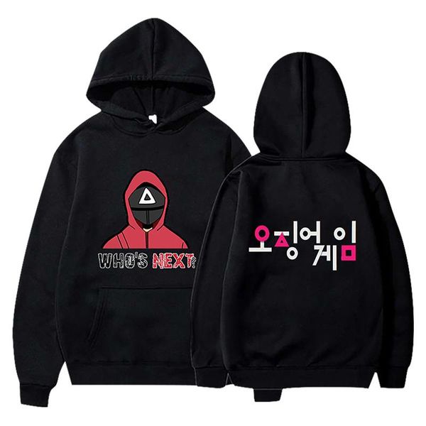 men's hoodies & sweatshirts korean squid game hoodie men women streetwear hip hop pullovers harajuku sweatshirt autumn boys girls bla, Black
men's hoodies & sweatshirts korean squid game hoodie men women streetwear hip hop pullovers harajuku sweatshirt autumn boys girls bla, Black