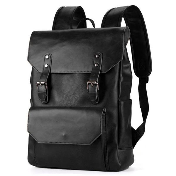 backpack laoksi men brand leather man with buckle belt daypack bag front pocket travel casual school laptop
backpack laoksi men brand leather man with buckle belt daypack bag front pocket travel casual school laptop