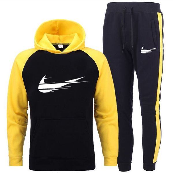 2021 autumn winter men tracksuit 2pcs sets long sleeve cotton hooded sweatshirt and running jogging pant male tracksuit sale, Gray
2021 autumn winter men tracksuit 2pcs sets long sleeve cotton hooded sweatshirt and running jogging pant male tracksuit sale, Gray