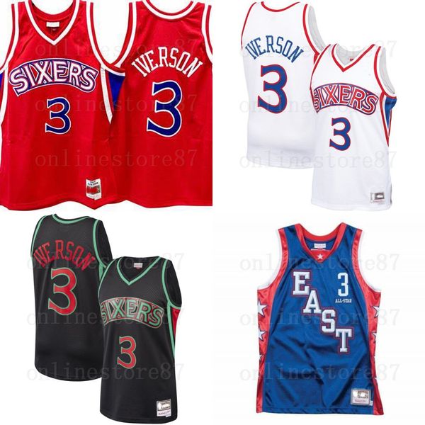 vintage men's alan iverson mitchellnes 96 97 six-a-side basketball jerseys white black red customized with any name and number jersey
vintage men's alan iverson mitchellnes 96 97 six-a-side basketball jerseys white black red customized with any name and number jersey