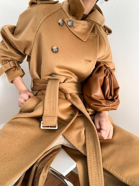 women's wool & blends limit to senior of camel s hair coat female big water ripple double breasted long europe woolen cloth, Black
women's wool & blends limit to senior of camel s hair coat female big water ripple double breasted long europe woolen cloth, Black