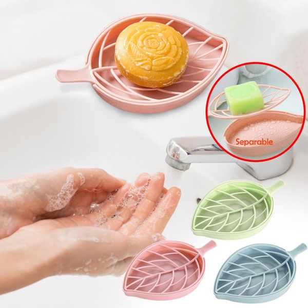 soap dishes dish bathroom double drain leaf tray leaf-shaped holder plastic draining box saver
soap dishes dish bathroom double drain leaf tray leaf-shaped holder plastic draining box saver