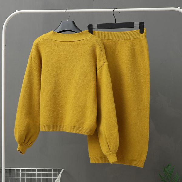 new knitted womens two 2021 women 2 piece sweater suit vintage long sleeve cardigan female midi skirt set 637d, White
new knitted womens two 2021 women 2 piece sweater suit vintage long sleeve cardigan female midi skirt set 637d, White