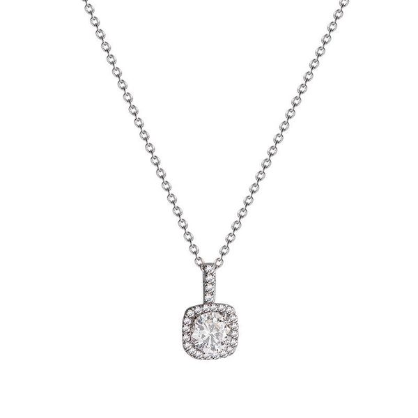 pendant necklaces fashion jewelry square diamond flash zircon titanium steel clavicle women choker bridal necklace for, Silver
pendant necklaces fashion jewelry square diamond flash zircon titanium steel clavicle women choker bridal necklace for, Silver