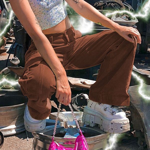 solid corduroy women pants 2021 y2k wide leg high waist trousers streetwear korean style female joggers 90s outfits, Black;white
solid corduroy women pants 2021 y2k wide leg high waist trousers streetwear korean style female joggers 90s outfits, Black;white