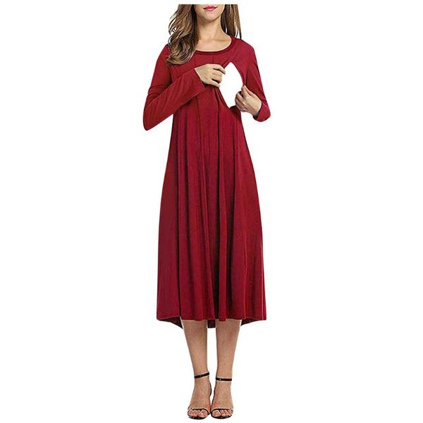 maternity dresses jaycosin pregnancy dress women nusring long sleeve breastfeeding solid zipper pregnant, White
maternity dresses jaycosin pregnancy dress women nusring long sleeve breastfeeding solid zipper pregnant, White