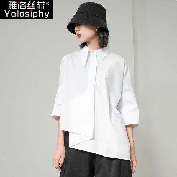 women's jackets summer white shirt design sense small crowd mind asymmetric loose large size top, Black;brown
women's jackets summer white shirt design sense small crowd mind asymmetric loose large size top, Black;brown