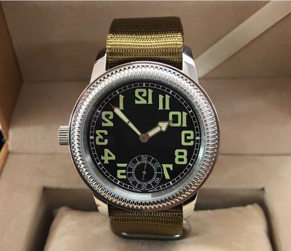 44mm geervo black dial asian 6498 17 jewels hand wind movement men's watch luminous mechanical watches gr277-g8, Slivery;brown
44mm geervo black dial asian 6498 17 jewels hand wind movement men's watch luminous mechanical watches gr277-g8, Slivery;brown