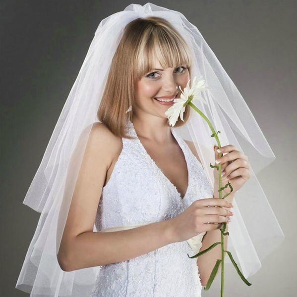 bridal veils elegant women ivory short wedding two layer with comb white veil for party tulle 2021 accessories, Black
bridal veils elegant women ivory short wedding two layer with comb white veil for party tulle 2021 accessories, Black