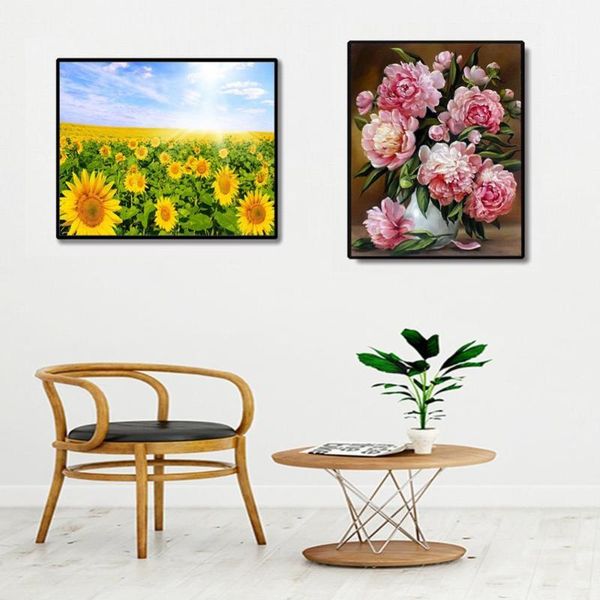 paintings sun flower peony diy oil painting by number kit frameless wall room office decor
paintings sun flower peony diy oil painting by number kit frameless wall room office decor