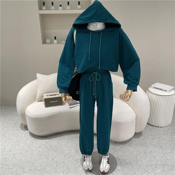 women's two piece pants set spring summer 2021 fashion sporty short sweater versatile suit, White
women's two piece pants set spring summer 2021 fashion sporty short sweater versatile suit, White