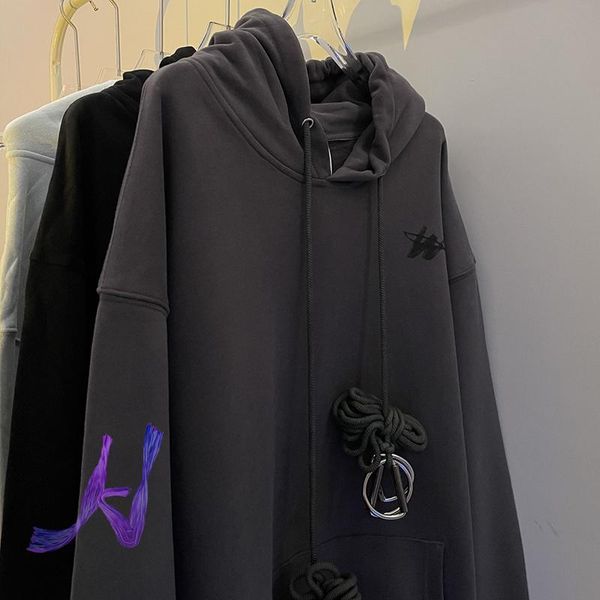 men's hoodies & sweatshirts we11done fashion casual hoop drawstring and fleece hooded sweatshirt welldone oversize women's, Black
men's hoodies & sweatshirts we11done fashion casual hoop drawstring and fleece hooded sweatshirt welldone oversize women's, Black
