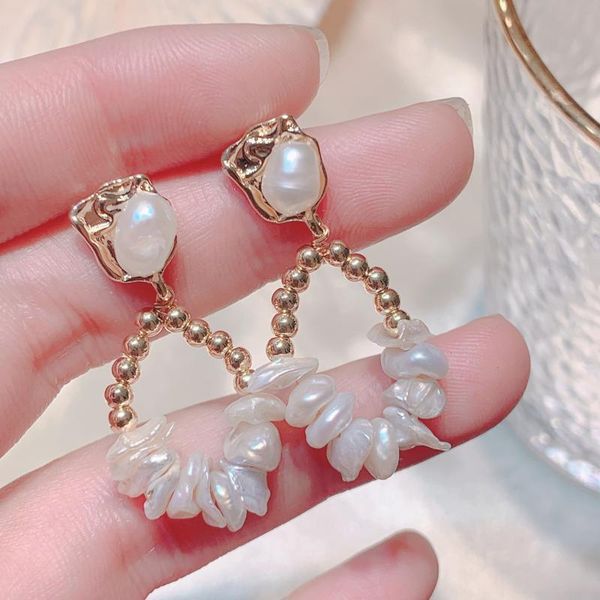 dangle & chandelier vintage japan korean hoop earrings for women handmade sweet simulated pearl circle jewelry pendientes gifts, Silver
dangle & chandelier vintage japan korean hoop earrings for women handmade sweet simulated pearl circle jewelry pendientes gifts, Silver