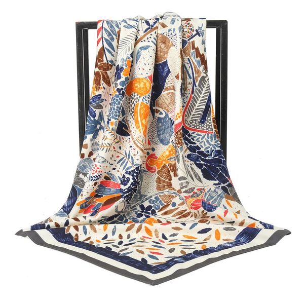 scarves scarf women luxury fashion silk square for 90*90cm neck hair tie band bag warp soft neckerchief hijab female foulard, Blue;gray
scarves scarf women luxury fashion silk square for 90*90cm neck hair tie band bag warp soft neckerchief hijab female foulard, Blue;gray