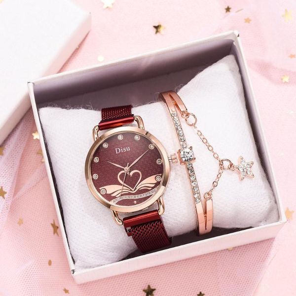 wristwatches 2021 ladies personalized quartz watch alloy mesh belt small scale rhinestones plus love pattern dial woman, Slivery;brown
wristwatches 2021 ladies personalized quartz watch alloy mesh belt small scale rhinestones plus love pattern dial woman, Slivery;brown