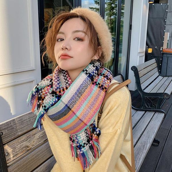 scarves korean colorful knitted scarf women ins wild thickened cashmere autumn winter warm shawl myrtle store, Blue;gray
scarves korean colorful knitted scarf women ins wild thickened cashmere autumn winter warm shawl myrtle store, Blue;gray