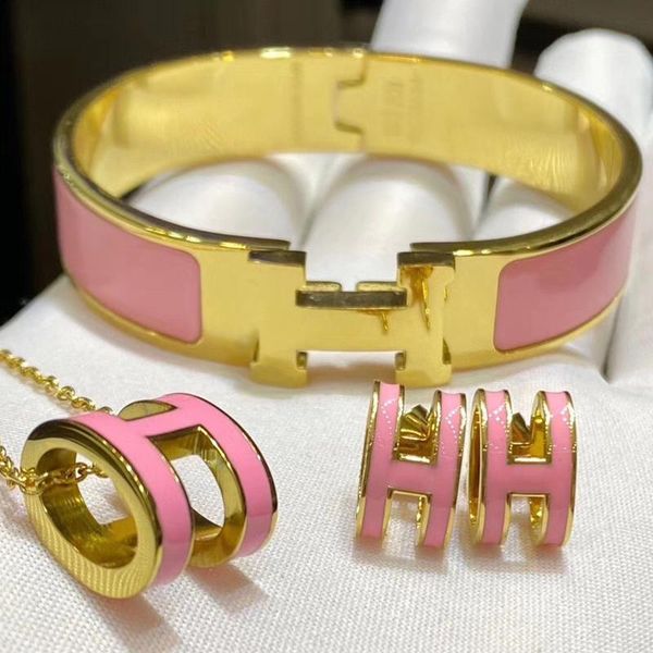 bangle fashion women bangles luxury designer enamel painted porcelain bracelets fine jewelries trendy necklace set gift, Black
bangle fashion women bangles luxury designer enamel painted porcelain bracelets fine jewelries trendy necklace set gift, Black