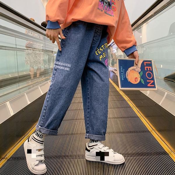 jeans teen student girl autumn kids denim pants korean casual for girls 6 8 10 12 14 years elastic waist children trousers, Blue
jeans teen student girl autumn kids denim pants korean casual for girls 6 8 10 12 14 years elastic waist children trousers, Blue