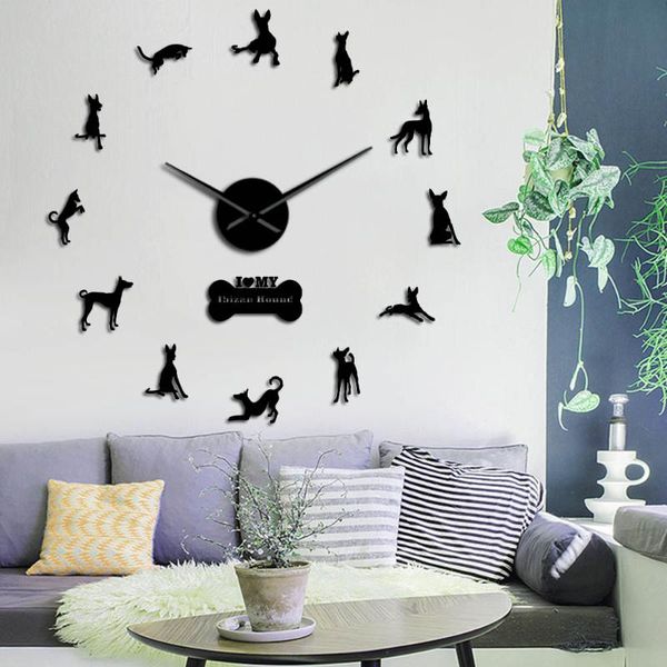 wall clocks ibizan hound large mute clock spain dog breed podenco ibicenco pets modern watch home decor diy art stickers
wall clocks ibizan hound large mute clock spain dog breed podenco ibicenco pets modern watch home decor diy art stickers