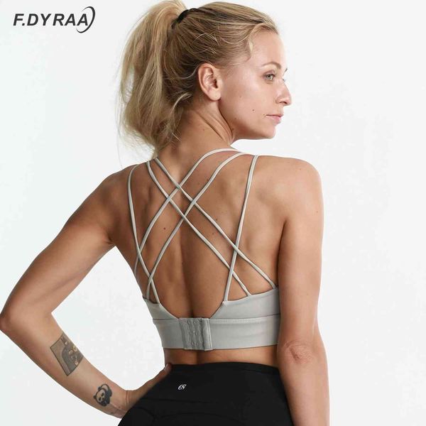 f.dyraa shockproof cross straps bra running gym sports women widen hem push up workout fitness yoga crop ssiere
f.dyraa shockproof cross straps bra running gym sports women widen hem push up workout fitness yoga crop ssiere