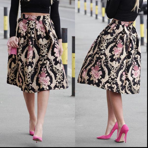 fashion women lady clothes skirts retro floral high waist pleated party midi skater skirt flower vintage new, Black
fashion women lady clothes skirts retro floral high waist pleated party midi skater skirt flower vintage new, Black