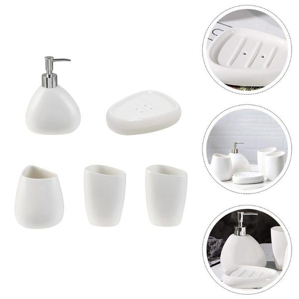 bath accessory set 1 of toothpaste cup soap storage tray bathroom accessories (white)
bath accessory set 1 of toothpaste cup soap storage tray bathroom accessories (white)
