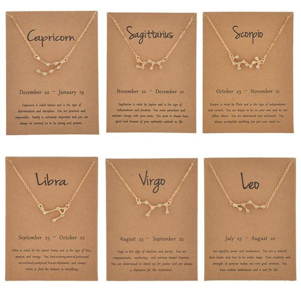 chains cardboard star zodiac sign 12 constellation necklaces crystal charm gold chain choker for women birthday jewelry gift, Silver
chains cardboard star zodiac sign 12 constellation necklaces crystal charm gold chain choker for women birthday jewelry gift, Silver
